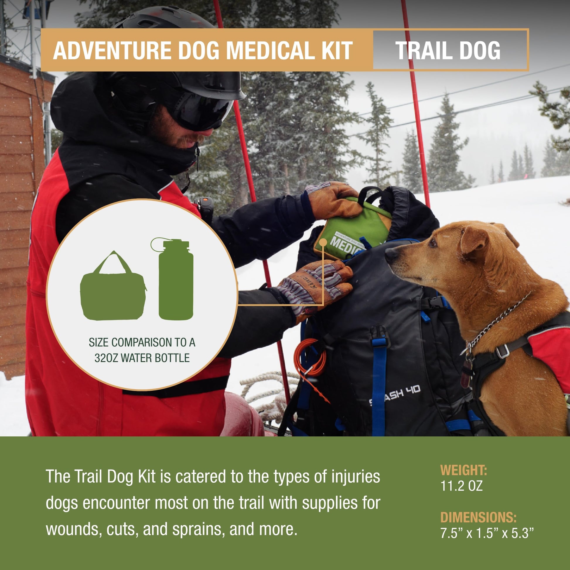 Adventure Medical Kits Trail Dog Medical Kit. Chosen for real quality, fits naturally into modern