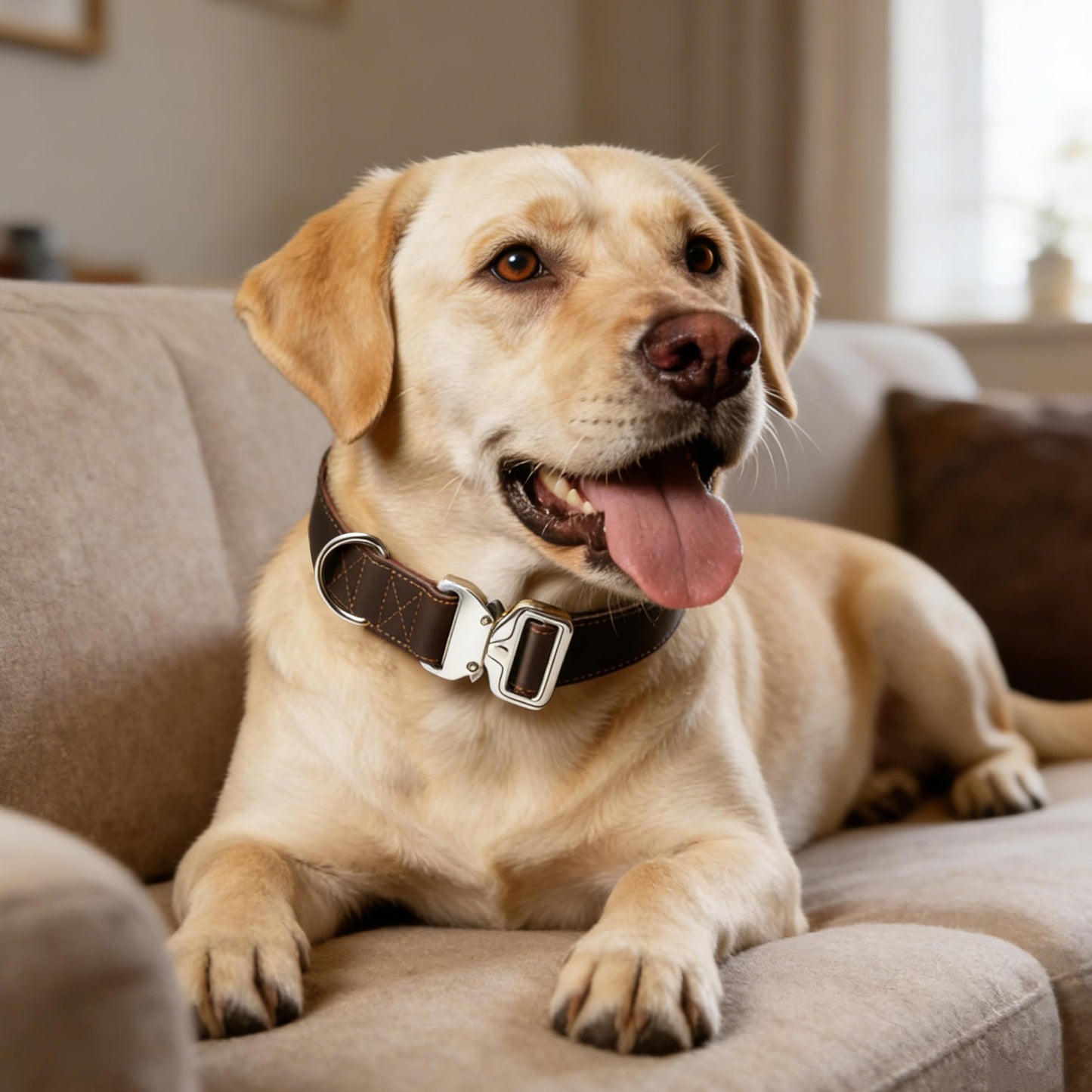 Leather Dog Collar 1.5in Wide，Quick. Chosen for real quality, fits naturally into modern pet homes.