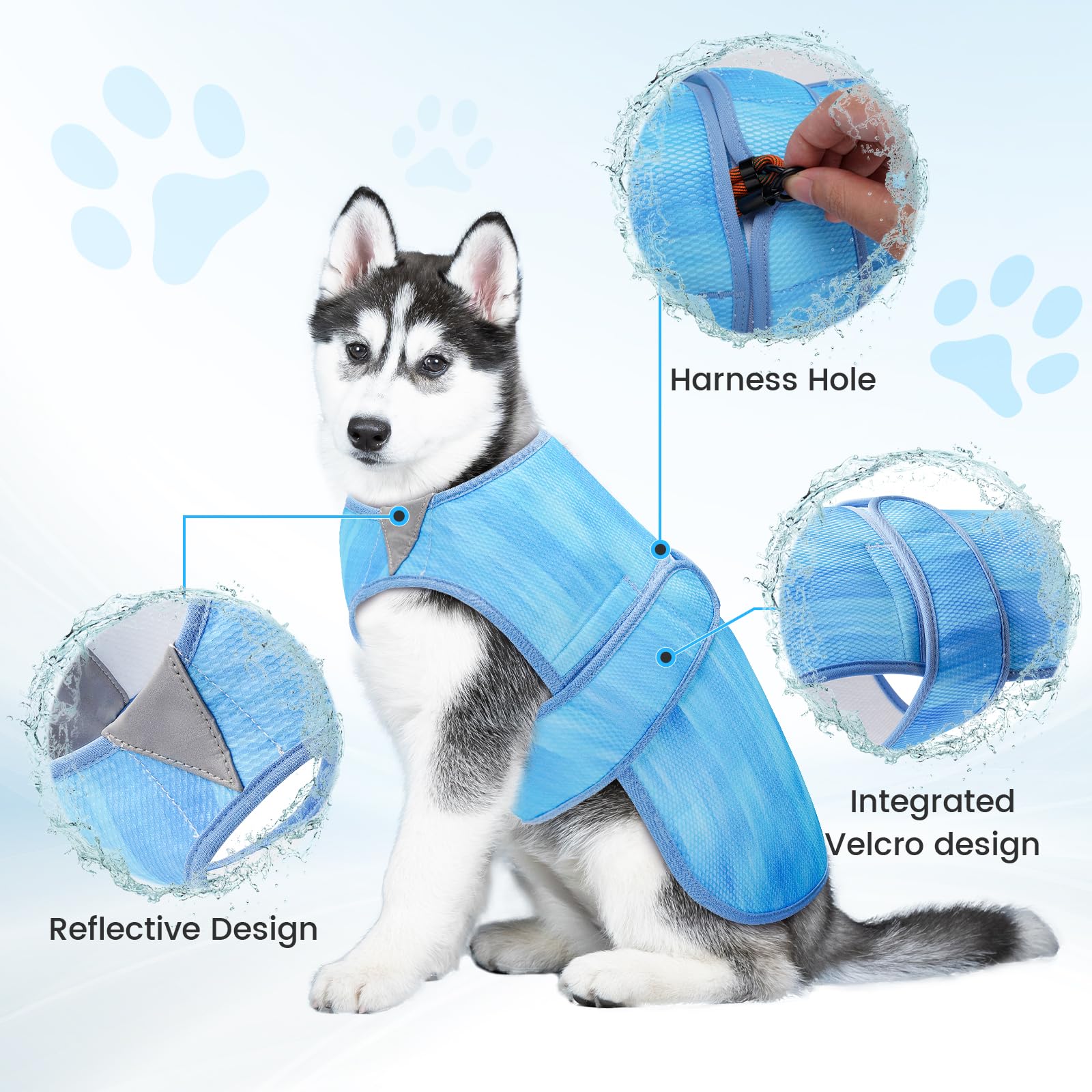 Tikibest Summer Dog Cooling Vest. Chosen for real quality, fits naturally into modern pet homes.