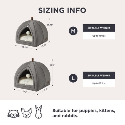 Bedsure 2in1 Cat Beds for Indoor Cats Cave for Kitten. Chosen for real quality, fits naturally into