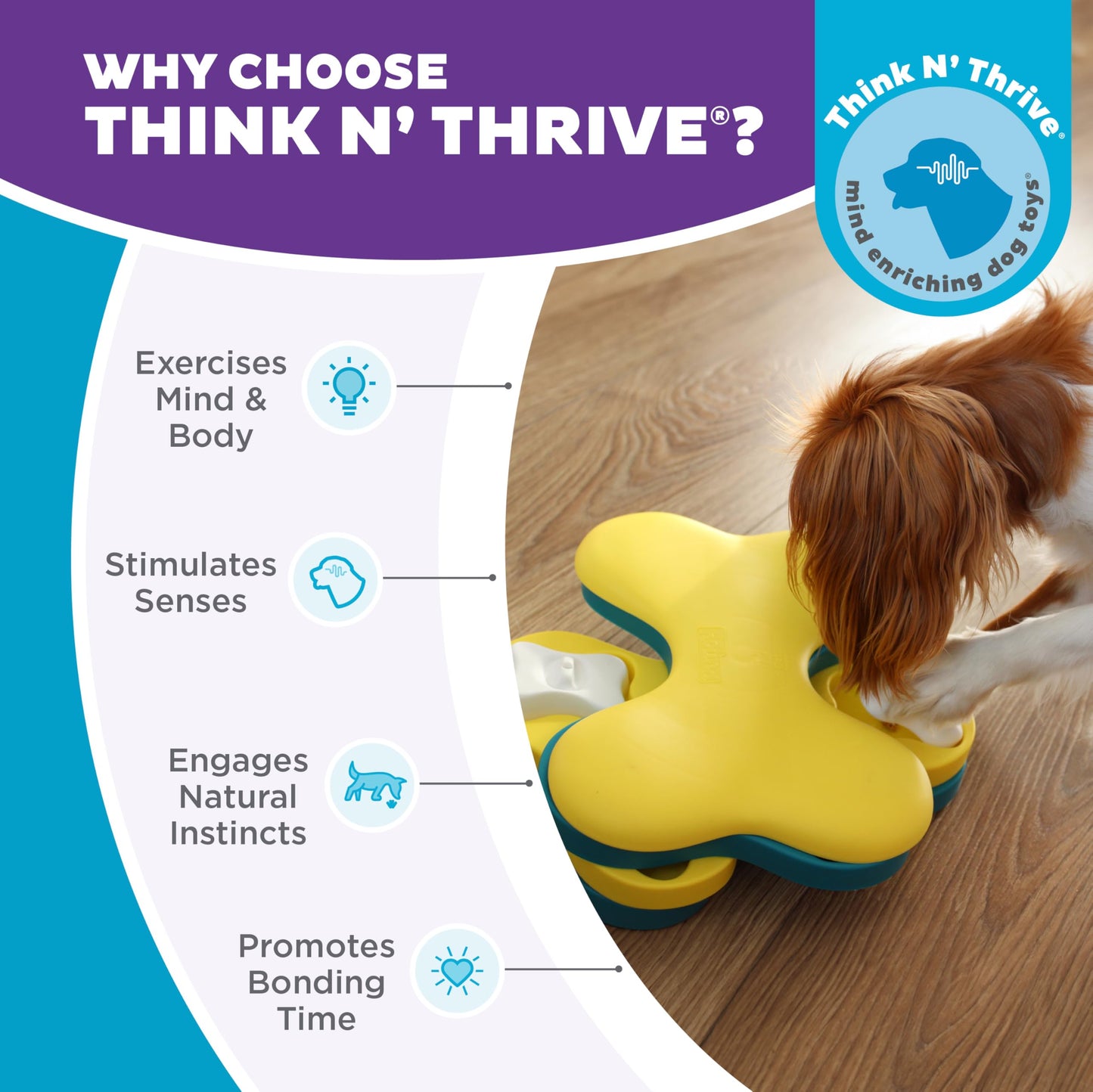 Outward Hound Nina Ottosson Dog Tornado Dog Toy Treat. Chosen for real quality, fits naturally into