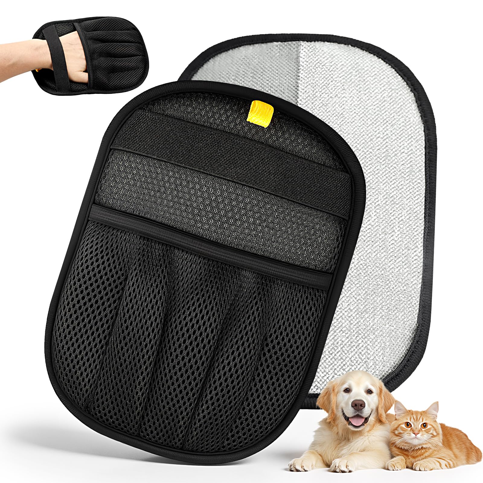 New Upgrade Pet Hair Removal Glove for Dogs & Cats. Chosen for real quality, fits naturally into