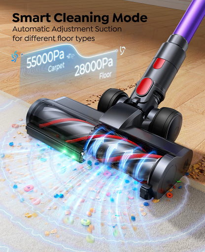 Cordless Vacuum Cleaner 55KPa 650W 70Mins Stick Vacuum. Chosen for real quality, fits naturally