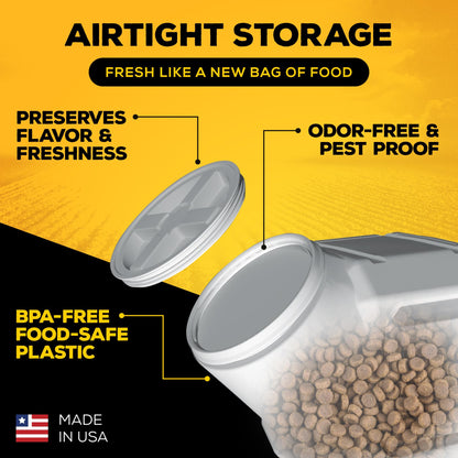 Vittles Vault Traditional Pet Food Storage Container. Chosen for real quality, fits naturally into