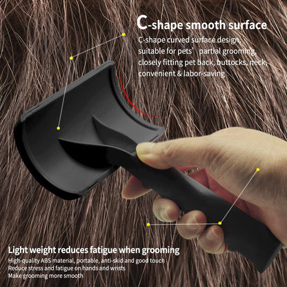 Dog Slicker Brush for Poodles,Doodles,Goldendoodles Grooming Fluffy Shedding Tangles Mats Knots Easy and Quick Best Dog Slicker Brush for Long Thick Curly Coat Labradoodles Dematting.25mm(1'')