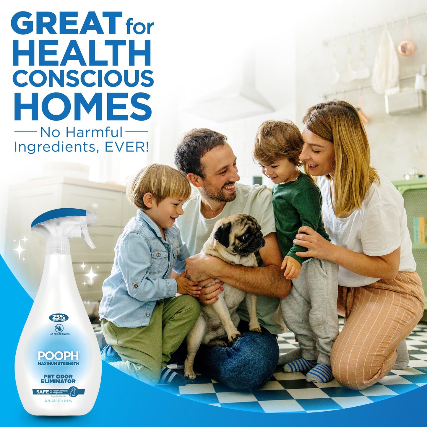POOPH Plus Maximum Strength Pet Odor Eliminator Spray. Chosen for real quality, fits naturally into