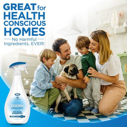 POOPH Plus Maximum Strength Pet Odor Eliminator Spray. Chosen for real quality, fits naturally into