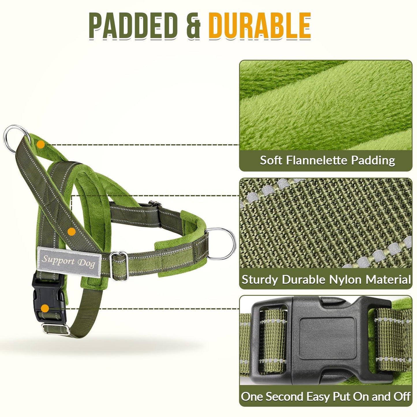 SlowTon No Pull Dog Harness with Front Clip. Chosen for real quality, fits naturally into modern