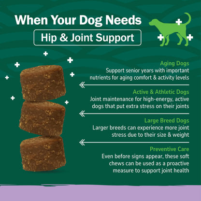 PetNC Natural Care Hip and Joint Soft Chews for Dogs. Chosen for real quality, fits naturally into