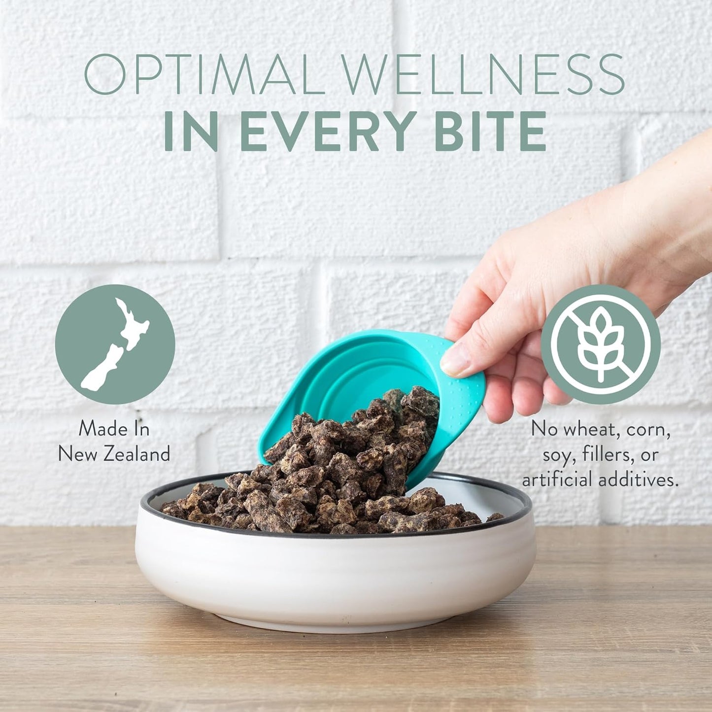 Wild Venison - Air Dried, Toppers, High Protein, Natural Limited Ingredient Recipe Dry Dog Food - 3.5 oz