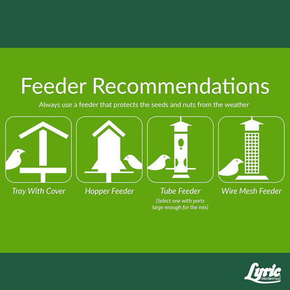 Lyric Woodpecker Wild Bird Seed, No Waste Bird Seed with Nuts, Dried Fruit & Shelled Seeds - 5 lb. Bag