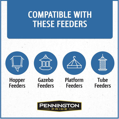 Pennington Wild Bird Food, Wild Bird Seed for Outside Feeders, Great to Feed Year-Round, 22.5-lb. Critter-Proof Bucket