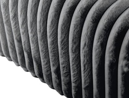 Storage Bench Pet Supplies Corduroy Bench Cat's nest to Hide for The Living Room, Entryway and Bedroom (Black)