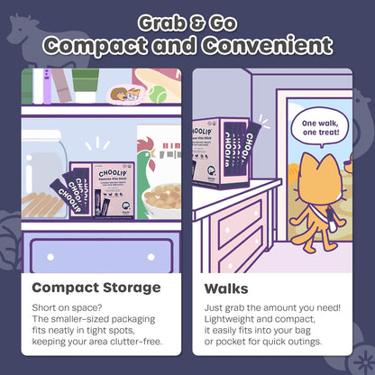 Grab & Go Squeeze Vita Stick Lickable Treats for Dogs & Cats. 49 Brain Support Sticks with Essential multivitamins. Soft and Tasty Paste for All Life Stages, Supporting Brain Health