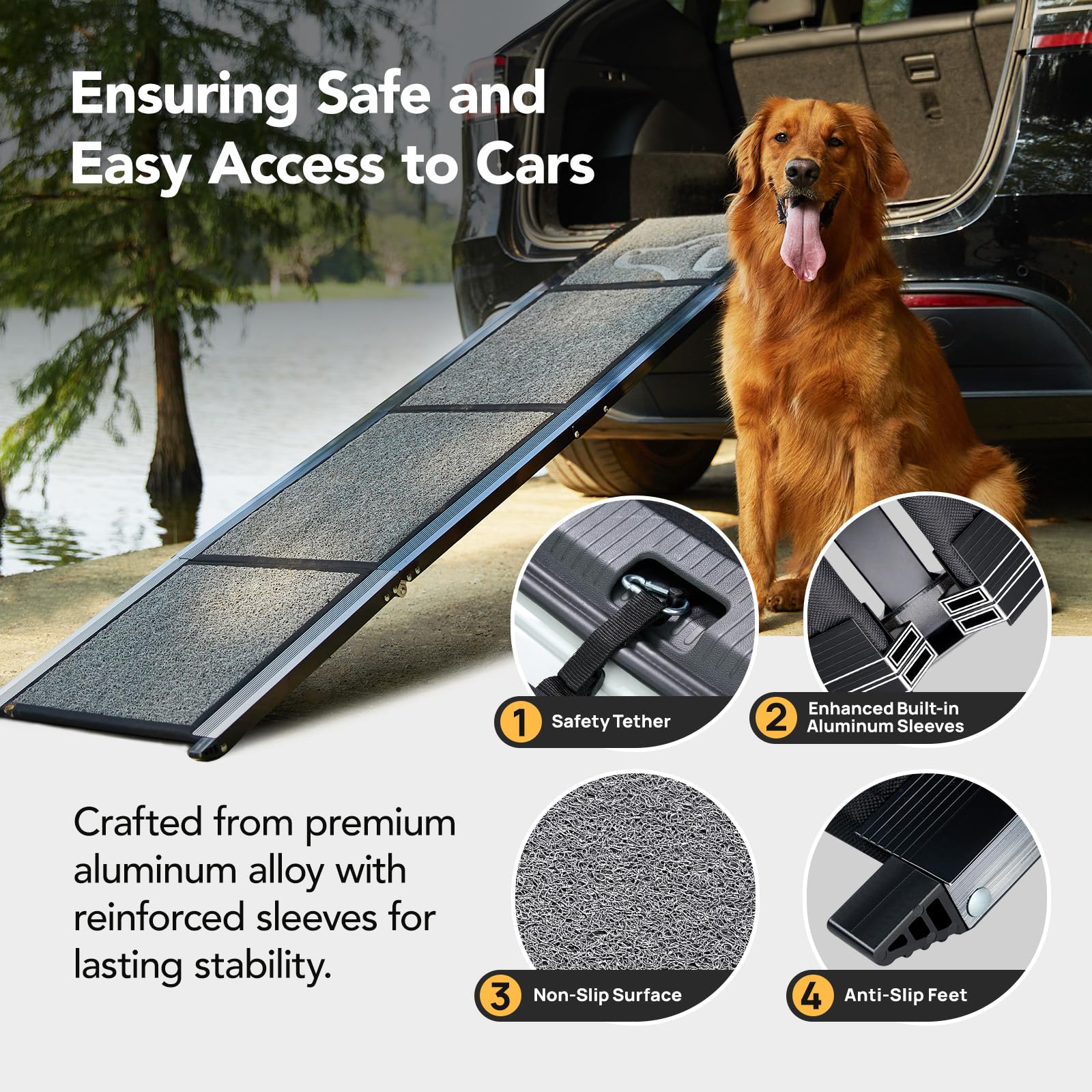 PetThem Dog Ramp for Cars. Chosen for real quality, fits naturally into modern pet homes.
