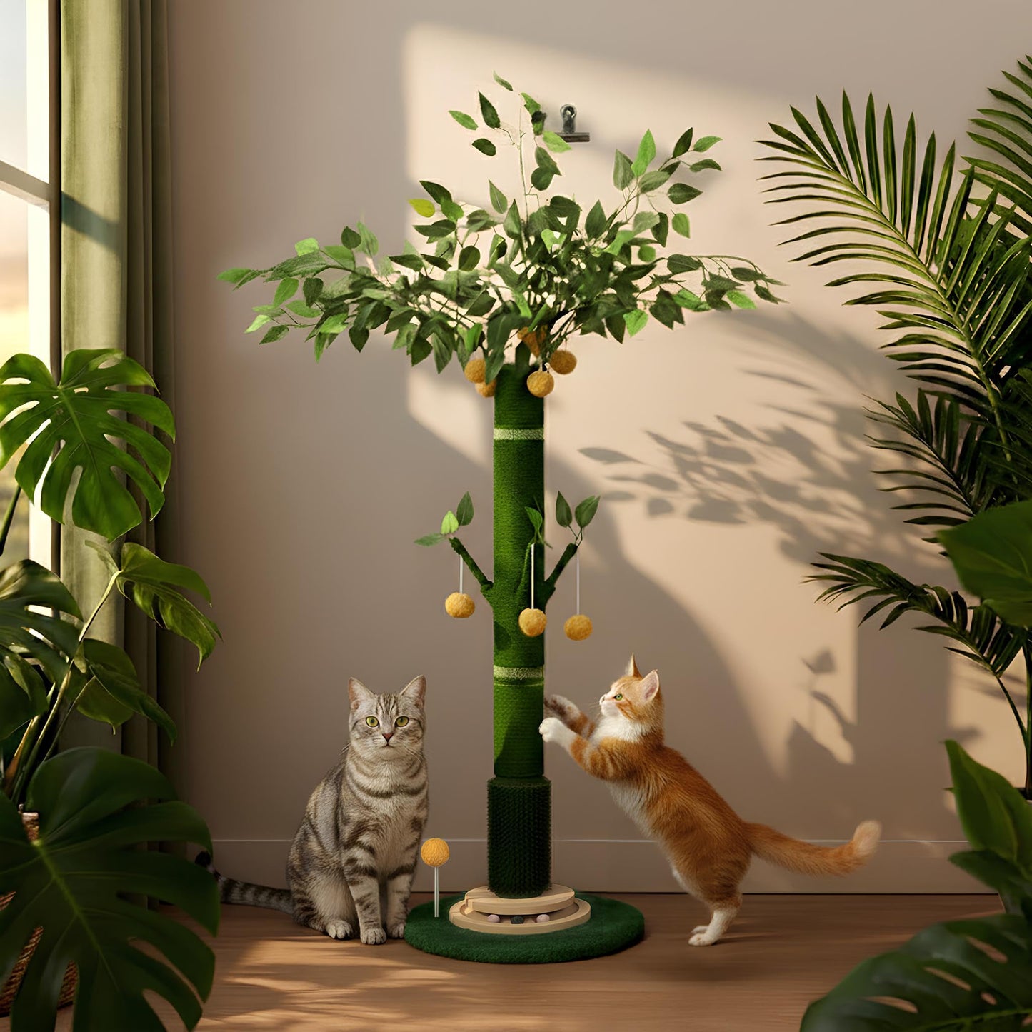 BOLIAN 46" Extra Tall Cat Scratching Post for Large. Chosen for real quality, fits naturally into