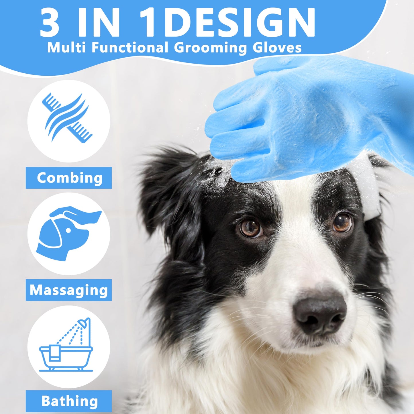 Maiiu Pet Grooming Gloves—Dog Washing Gloves with High. Chosen for real quality, fits naturally