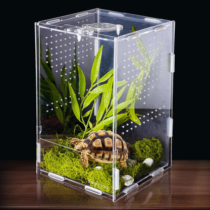 Jumping Spider Enclosure, Acrylic Insect Terrarium, Bug Enclosure, Reptile Cage, Mantis Habitat, Arboreal Tarantula Enclosure, Snake Terrarium Kit, Scorpion Lizard Tank