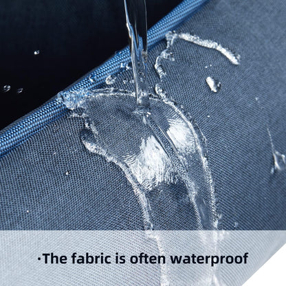 Orthopedic Dog Beds for Medium Dogs, Durable Egg Crate Foam Sofa Dog Bed wit Washable Removable Cover,Waterproof Lining,Pet Bed for Large Dogs (Peacock Blue, 26.4" L x 21.7" W x 6.2" Th)