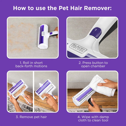 BLACK+DECKER Pet Hair Remover. Chosen for real quality, fits naturally into modern pet homes.