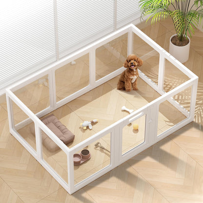 ClimbHope Clear Acrylic Dog Playpen Indoor. Chosen for real quality, fits naturally into modern pet