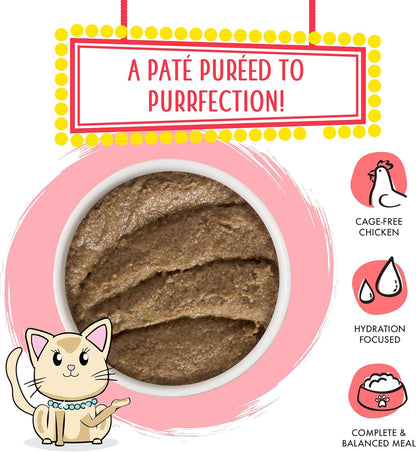 Weruva Wet Cat Food, Jolly Good Fares with Chicken and Salmon Pate, 5.5oz Can, Pack of 8