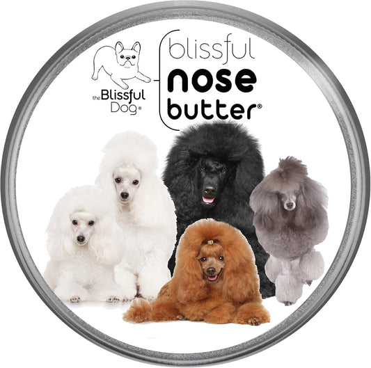 The Blissful Dog Poodle Nose Butter, Versatile Dog Nose Balm for Dry Nose, Handcrafted Nose