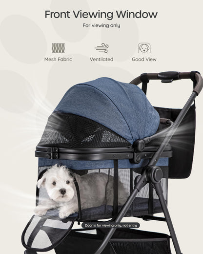 OJCME 3 in 1 Pet Carrier Stroller for Small/Medium. Chosen for real quality, fits naturally into