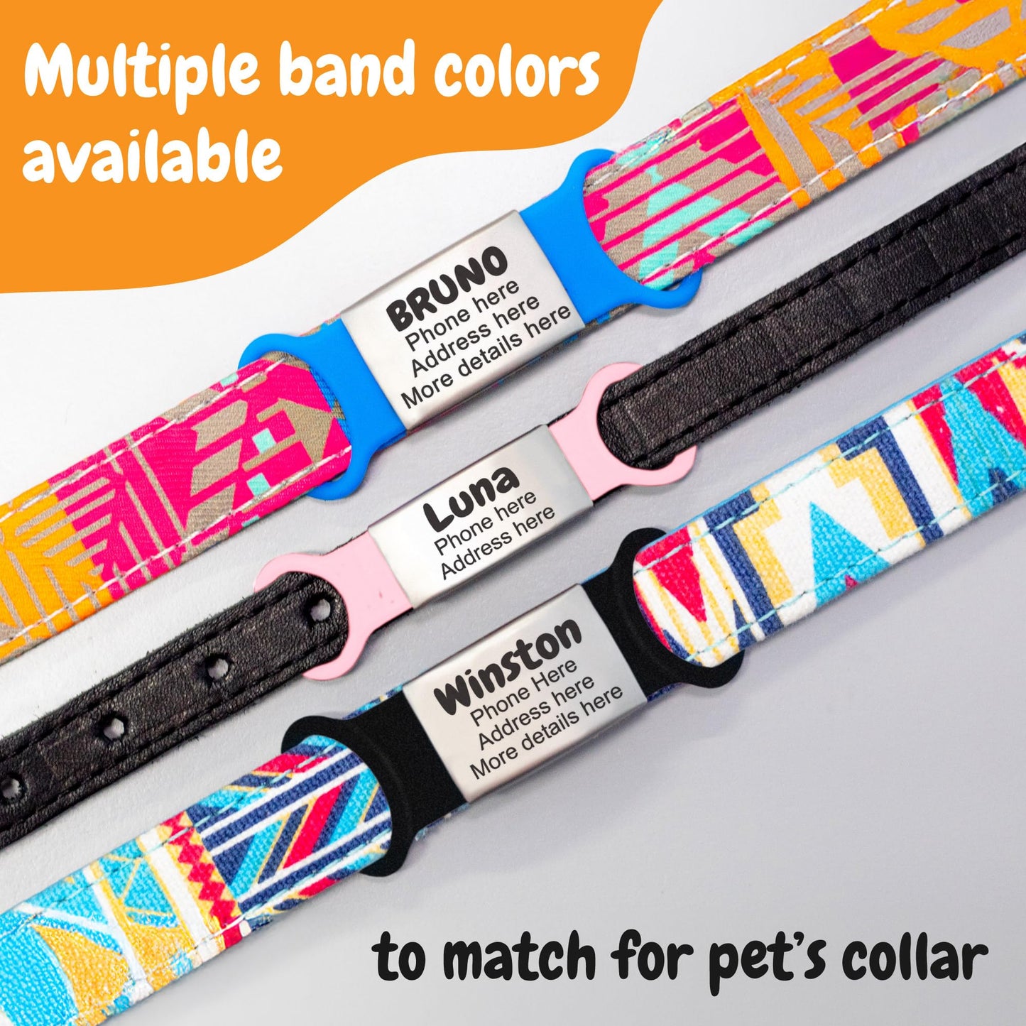 Custom Slide On Pet Tag ID. Chosen for real quality, fits naturally into modern pet homes.