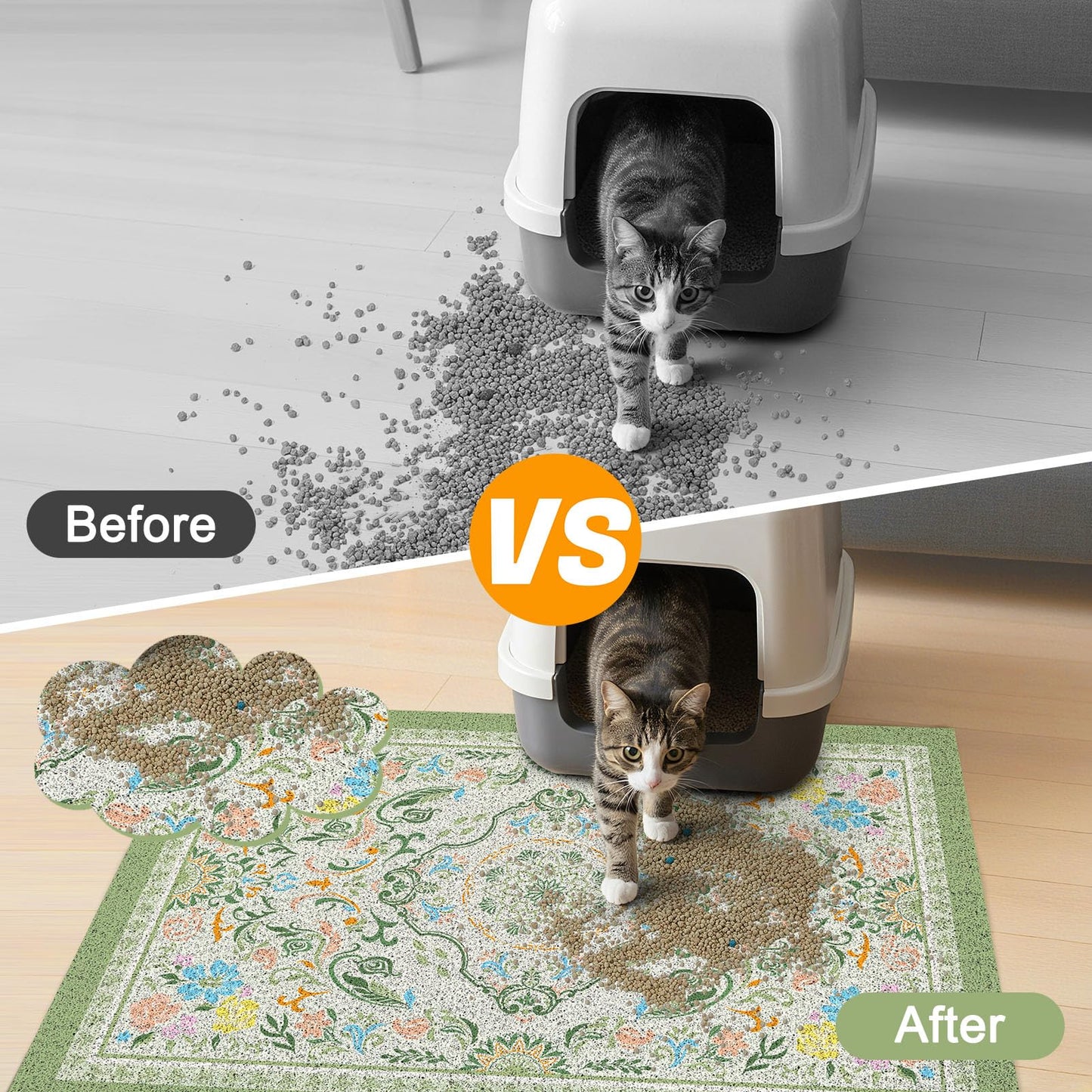 Glittme Cat Litter Mat. Chosen for real quality, fits naturally into modern pet homes.