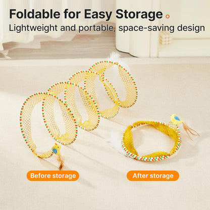 Potaroma Spiral Tunnel Cat Toy. Chosen for real quality, fits naturally into modern pet homes.