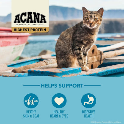 ACANA Grain-free Dry Cat Food Wild Atlantic Saltwater Fish with Freeze-Dried Liver 4lb Bag