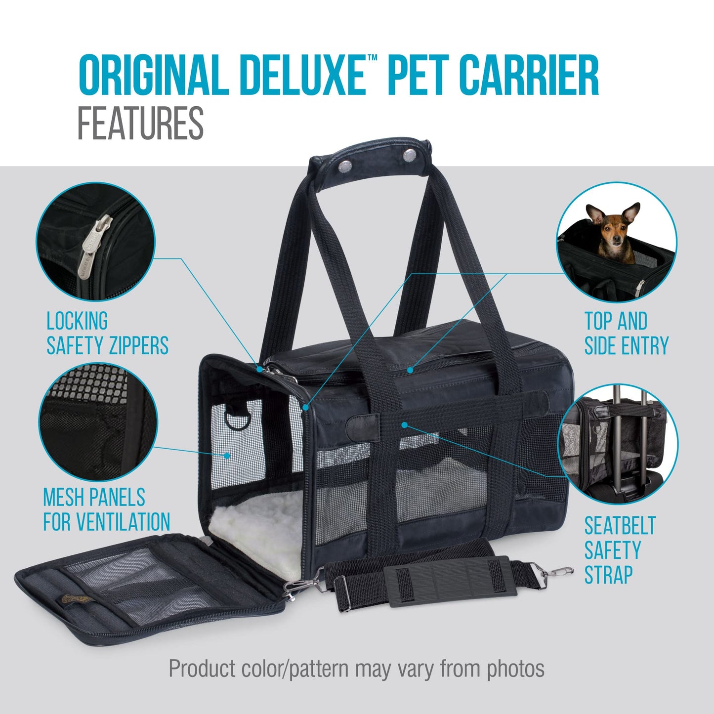 Sherpa Original Deluxe Travel Pet Carrier. Chosen for real quality, fits naturally into modern pet
