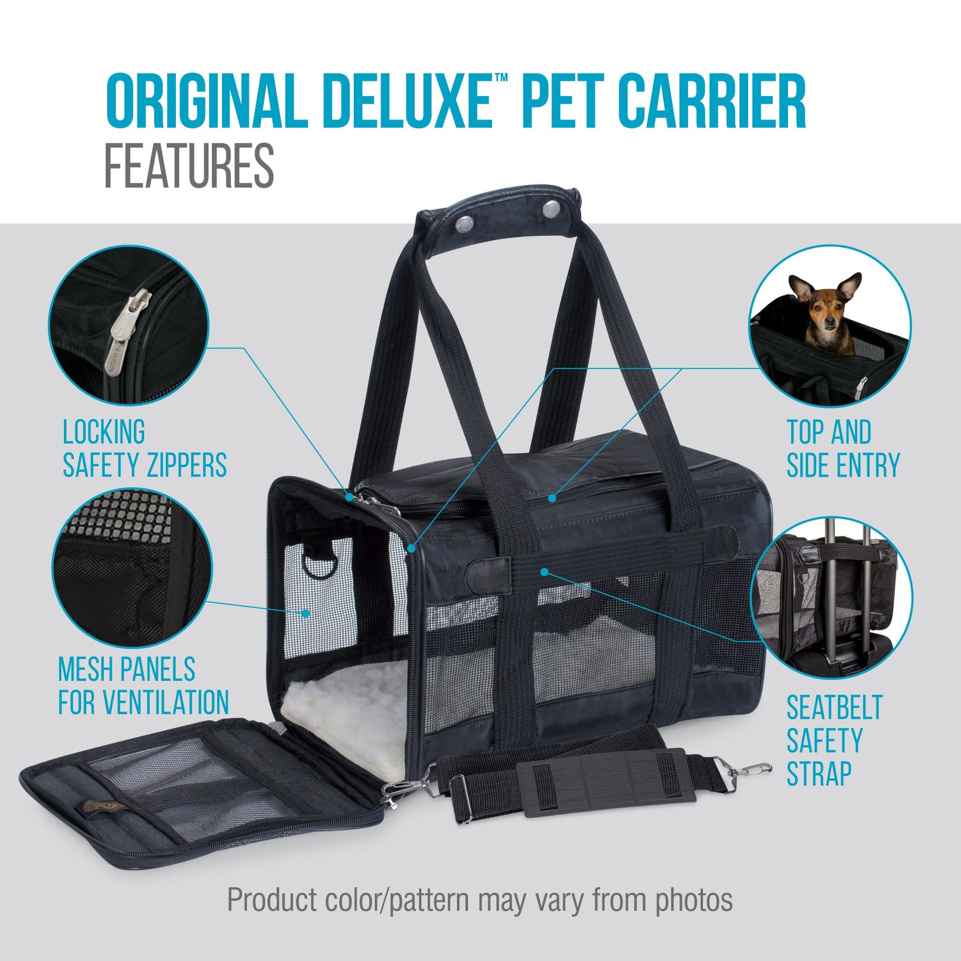 Sherpa Original Deluxe Travel Pet Carrier. Chosen for real quality, fits naturally into modern pet