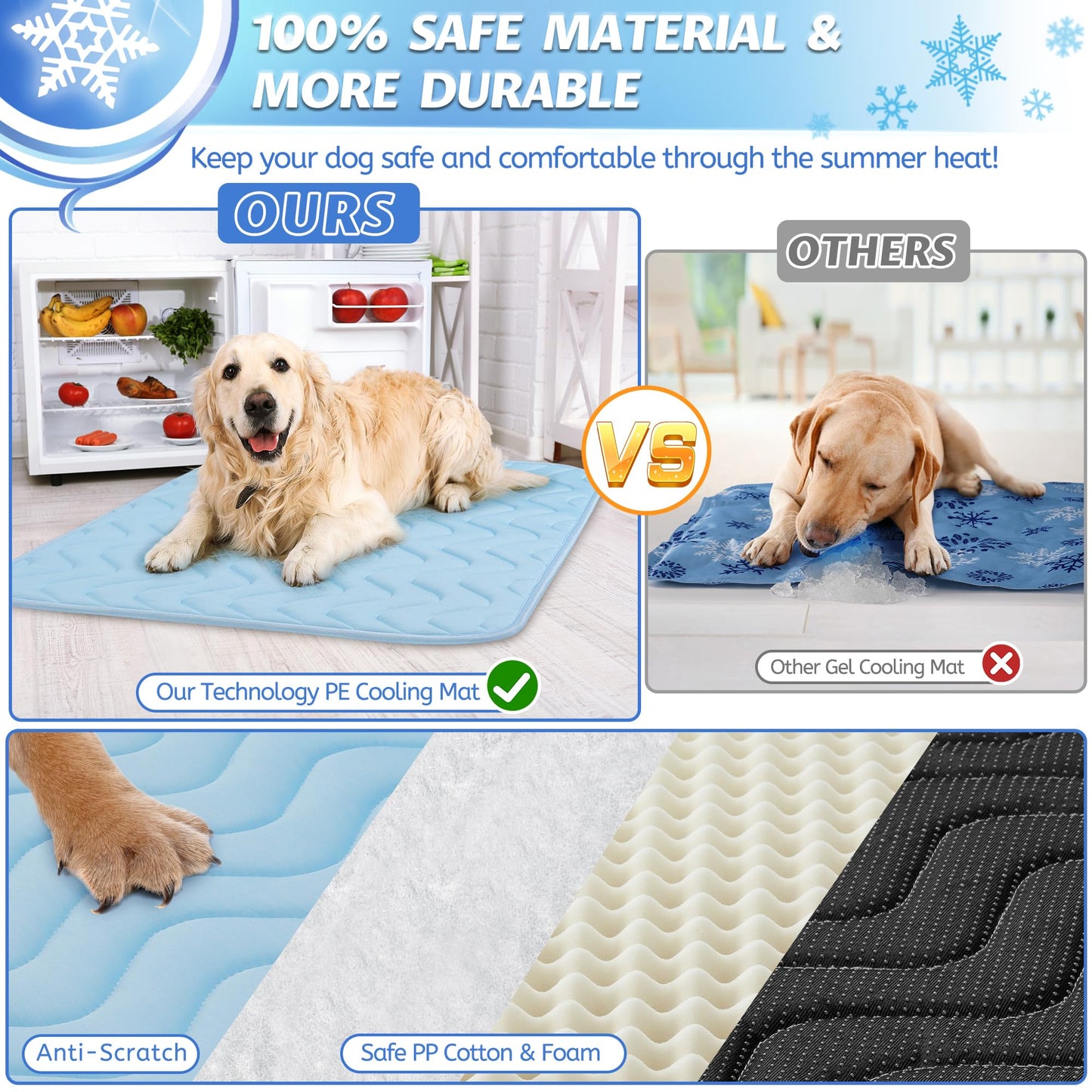 Cooling Mat for Large Dogs. Chosen for real quality, fits naturally into modern pet homes.