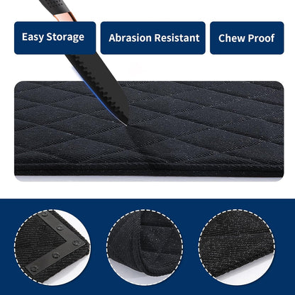 BALAPET Durable Chew Proof Dog Bed with Metal Rivet Corner for Medium Dogs, Stable Kennel Pad Mat for Teething Puppy, Durable Indoor Outdoor Crate Pad for Medium Dog Crates, 35"x22"