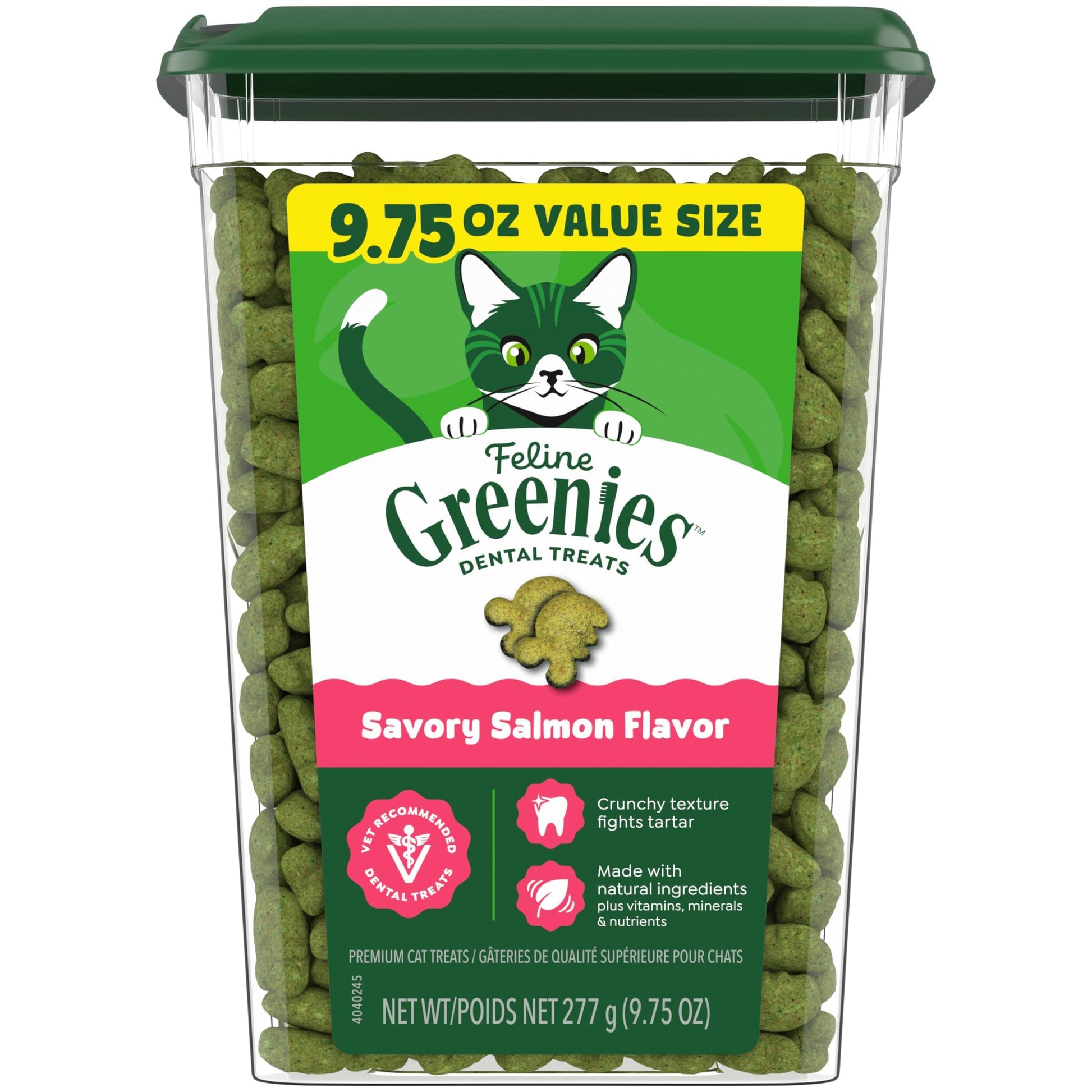 Greenies Feline Natural Crunchy Dental Cat Treats. Chosen for real quality, fits naturally into