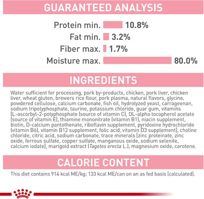 Royal Canin Feline Health Nutrition Kitten Loaf in Sauce Canned Cat Food, 5.1 oz can (24-count)