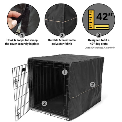 MidWest Homes for Pets Large Dog Crate Cover. Chosen for real quality, fits naturally into modern