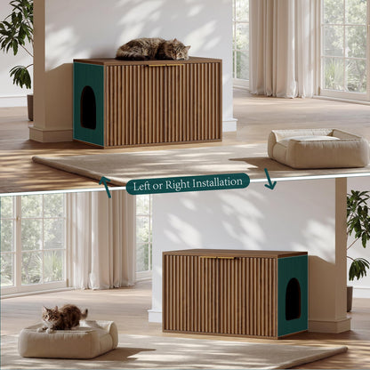 Evermagin 31.5" Cat Litter Box Enclosure Furniture. Chosen for real quality, fits naturally into