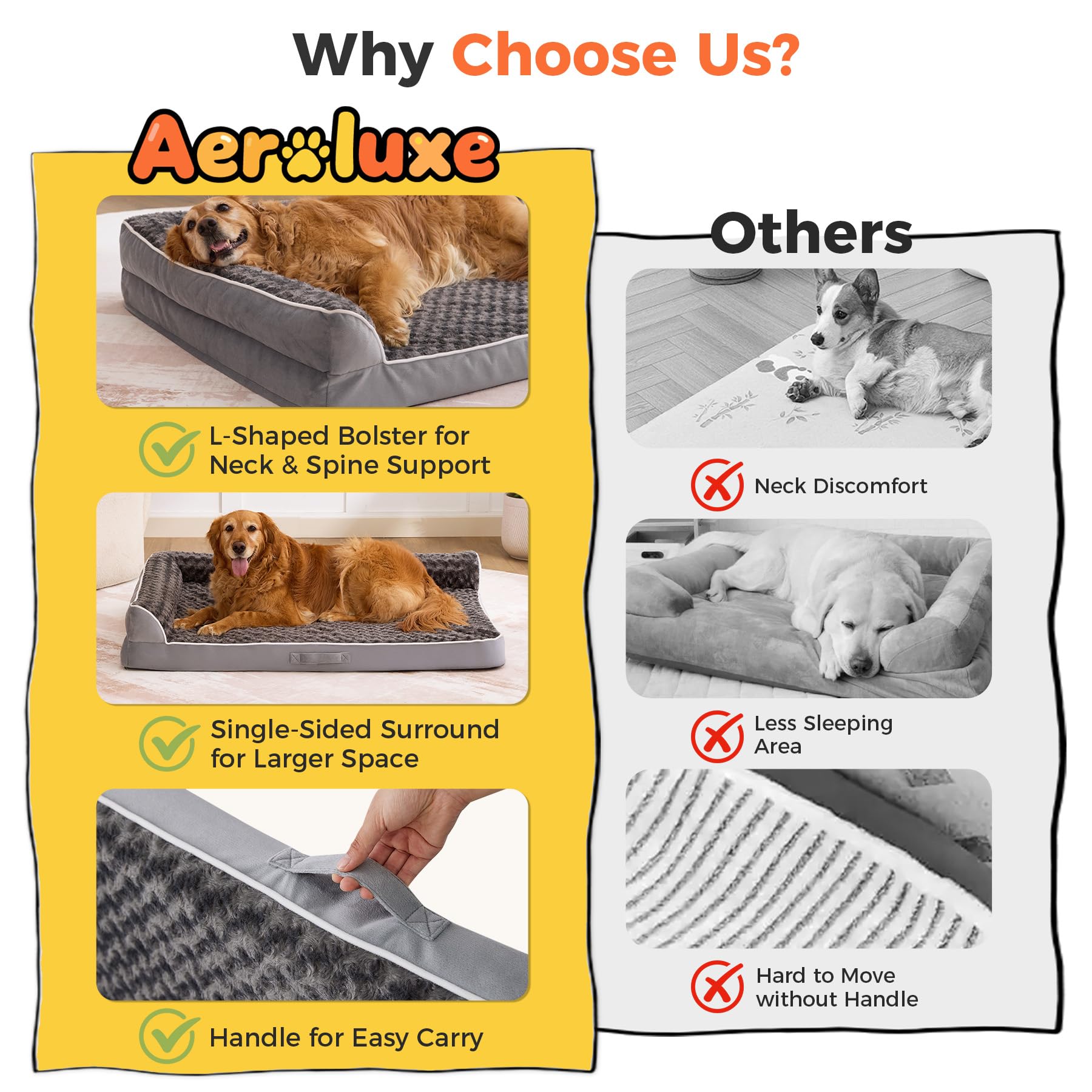 Aeroluxe Dog Beds Large Sized Dogs. Chosen for real quality, fits naturally into modern pet homes.