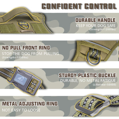 Auroth Tactical Dog Harness for Large Dogs No Pull. Chosen for real quality, fits naturally into