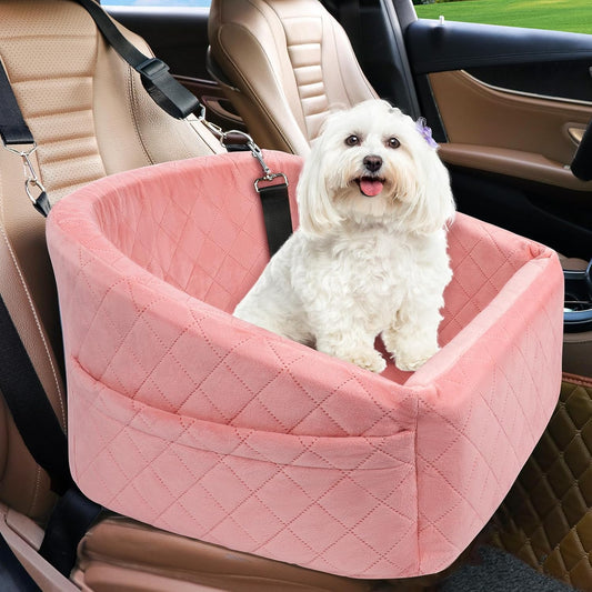 Dog Car Seat for Small Medium Dogs,Detachable Washable Dog Booster Seat Under 30lbs, Pet Car Seats