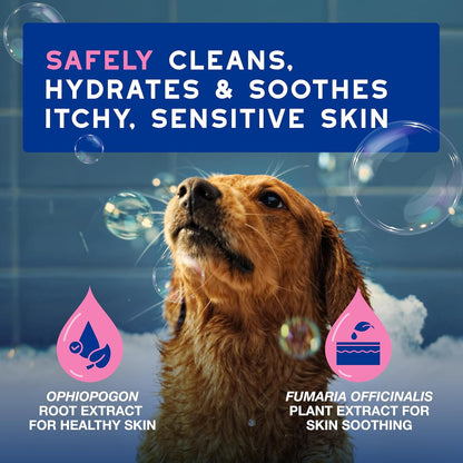 DOUXO® Skin & Coat SPA - Ultra-Safe Dog Shampoo for Itchy Skin, 16 fl oz, Skin-Friendly Formula Cleans and Soothes, Leaves The Coat Soft and Radiant