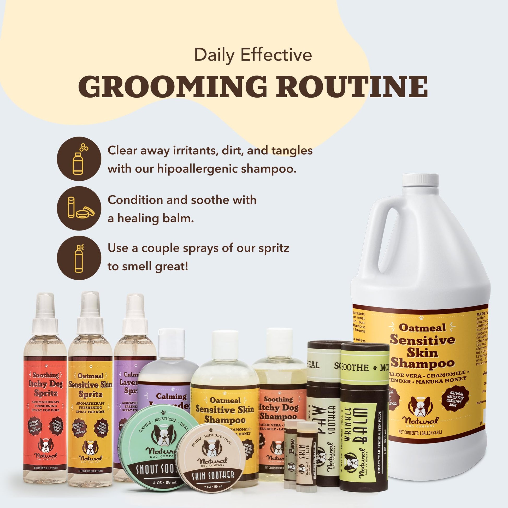 Natural Dog Company Itchy Dog Shampoo for Dogs. Chosen for real quality, fits naturally into modern