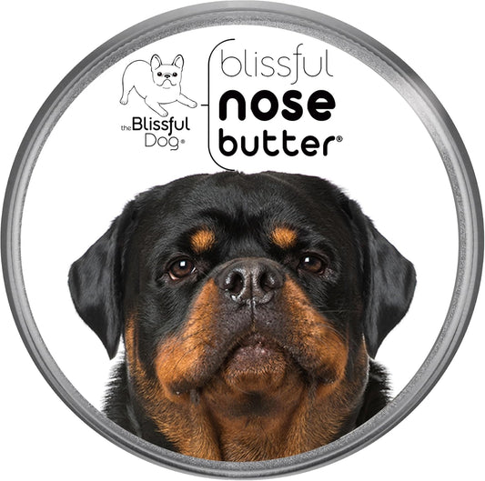 The Blissful Dog Rottweiler Nose Butter for Dry, Cracked Skin, Lick-Safe Dog Nose Balm with