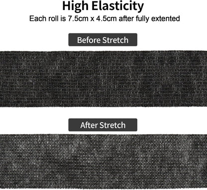 12 Pack Self Adhesive Bandage Wrap 3 inch X 5 Yards Elastic Self Adherent Cohesive Bandage for Ankle Wrist Sports Athletic Tape Pet Vet Wrap for Horses Dog First Aid Tape