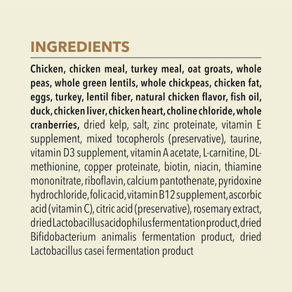 ACANA Dry Cat Food for Seniors Senior Entrée Chicken Turkey and Duck 4lb Bag