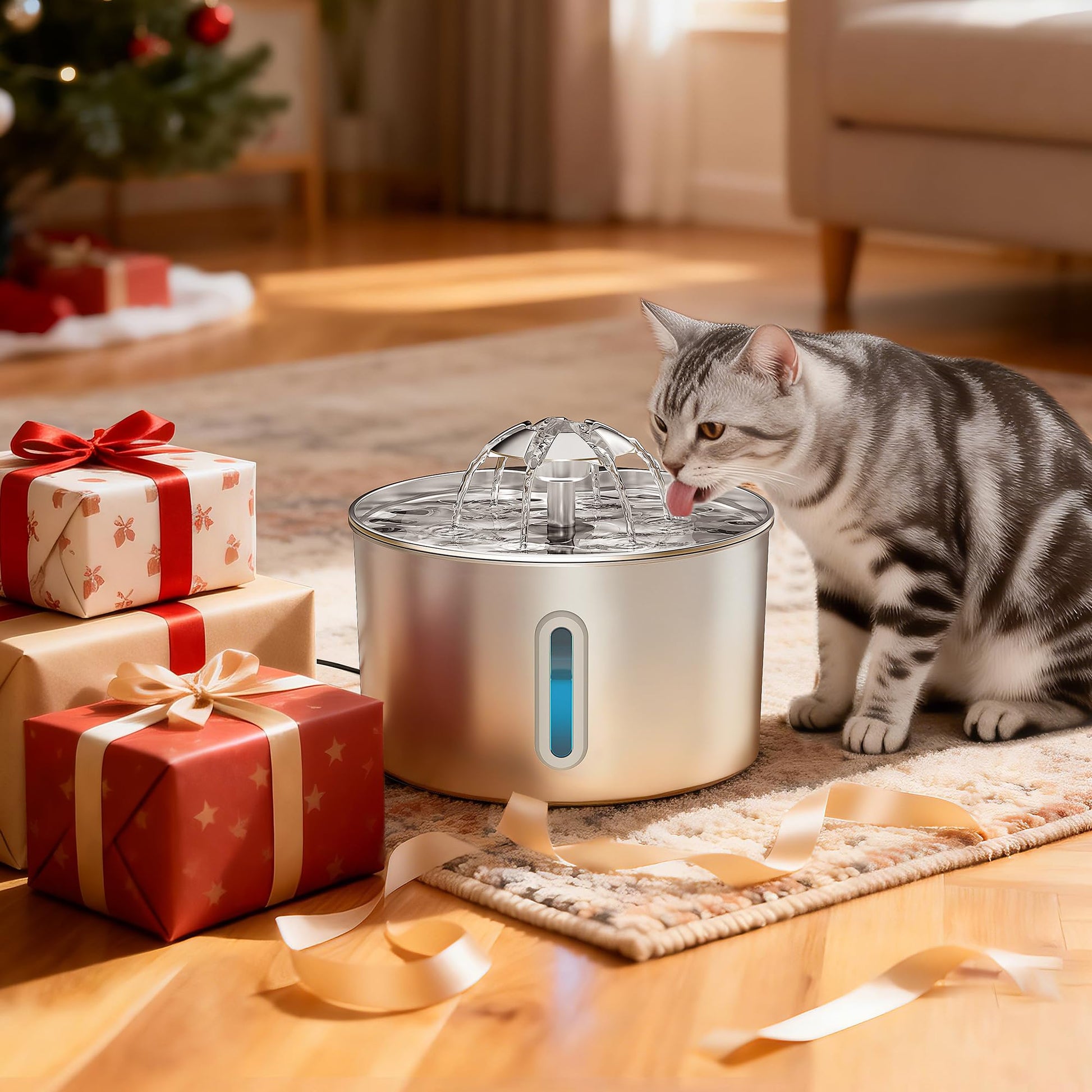 Cat Water Fountain Stainless Steel. Chosen for real quality, fits naturally into modern pet homes.