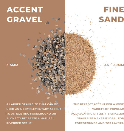 Ultum Nature Systems Controsand Mojave Aquarium Sand (8L) - Freshwater Tank Substrate for Live Shrimp & Planted Aquariums